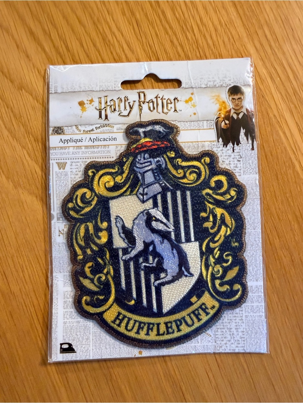 harry potter Hufflepuff Patch - Yellow and Black Applique